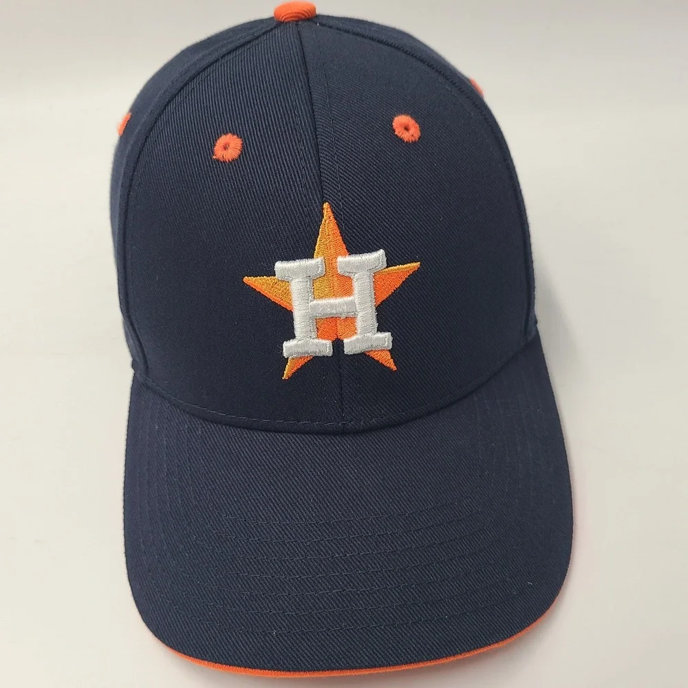 Kids Houston Astros Hat Adjustable Fan Favorite Blue‎ Orange MLB Baseball Youth